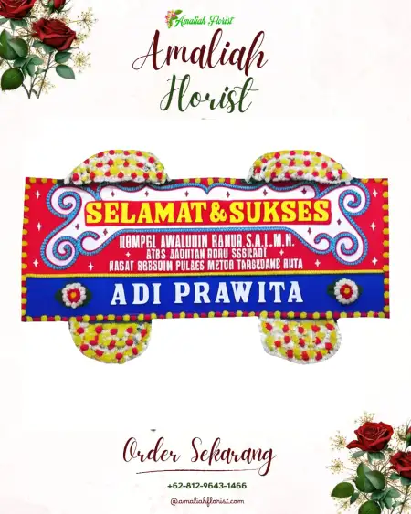 Papan Bunga Ucapan Selamat Pohsanten